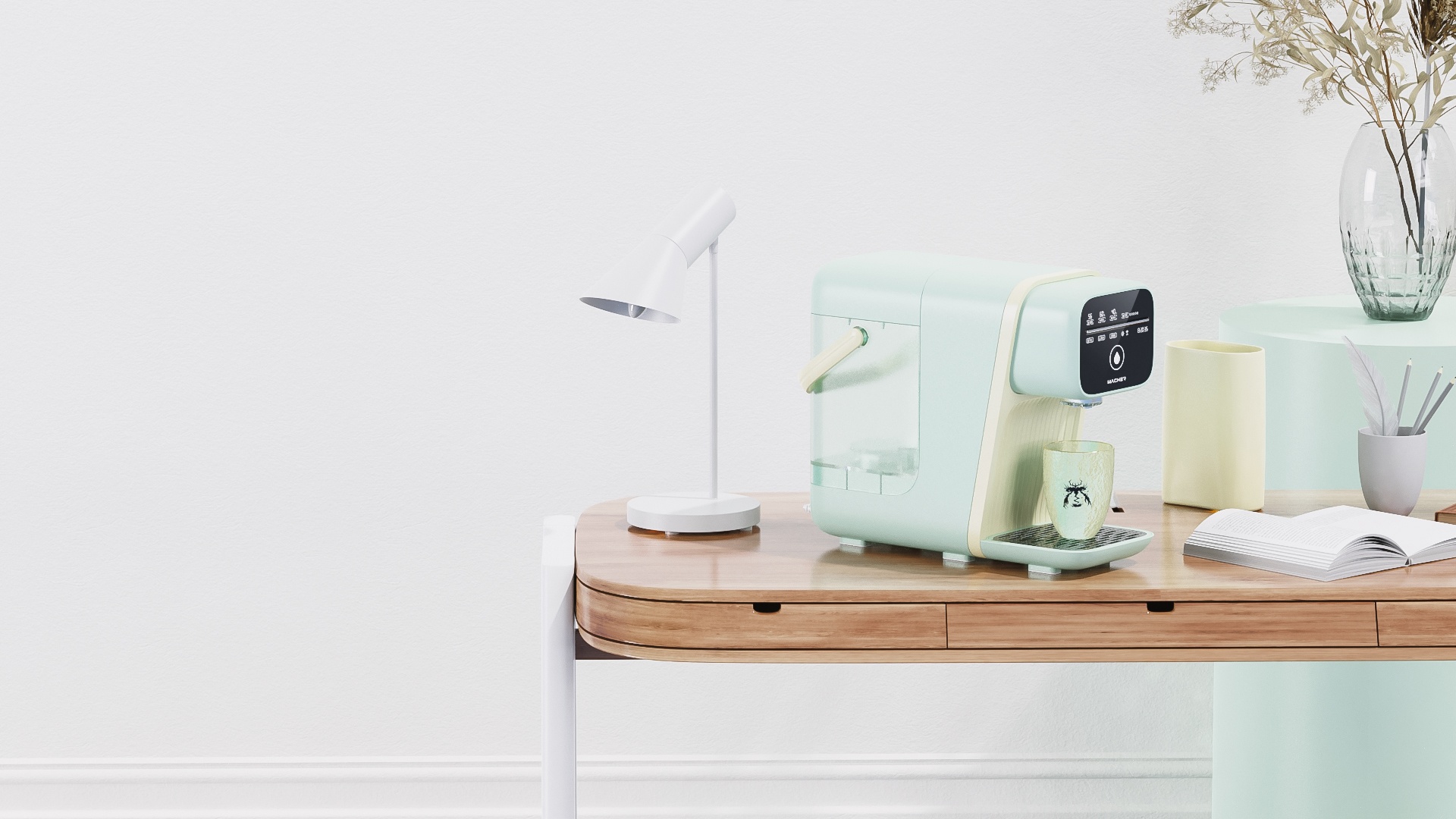 易开得净水器 小家电中的健康守护者，以坚果视觉工厂的摄影美学呈现